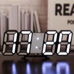 3D LED Digital Clock | White - Image 7