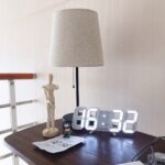 3D LED Digital Clock | White - Image 5